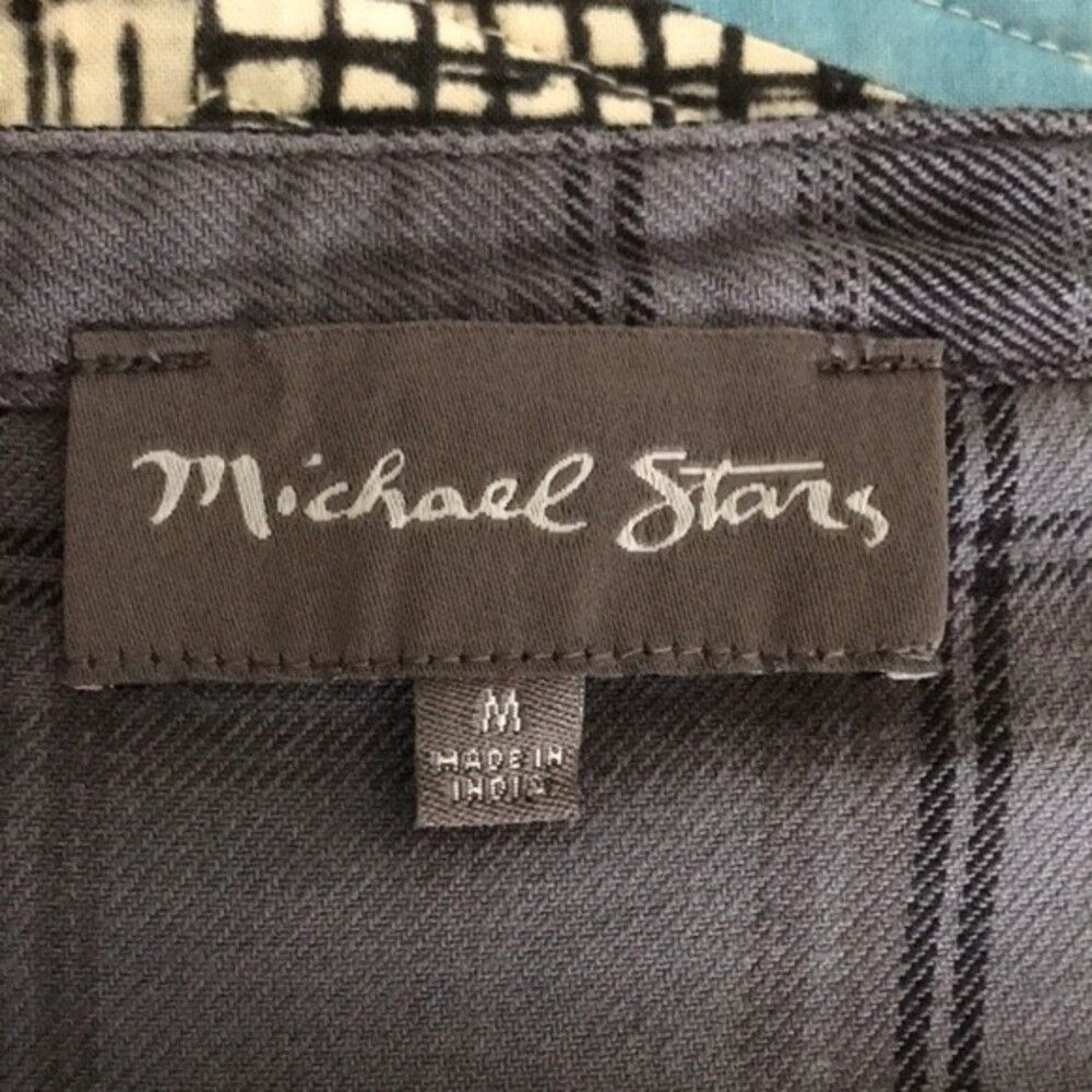Michael Stars Highline Plaid Hi-Lo Shirt Dress sz Medium - Picture 9 of 14